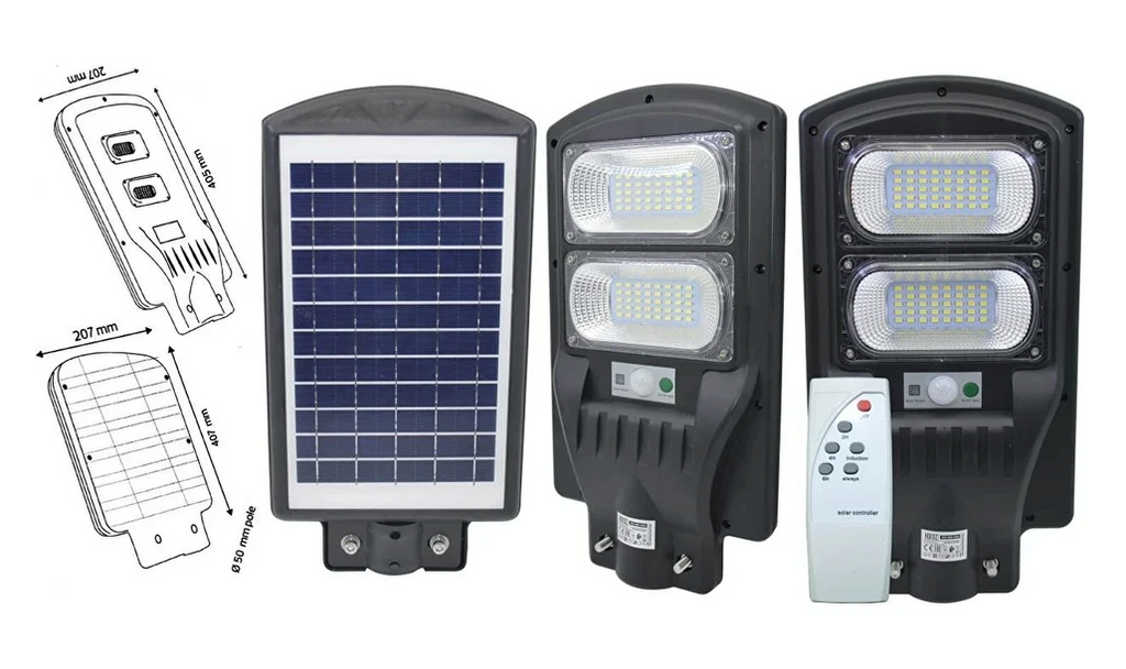100W Solar Sokak Lambası – Güneş Enerjili LED Aydınlatma