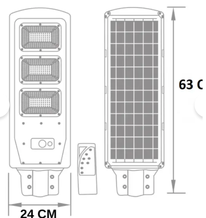 300 WAT SOLAR SOKAK LAMBASI
