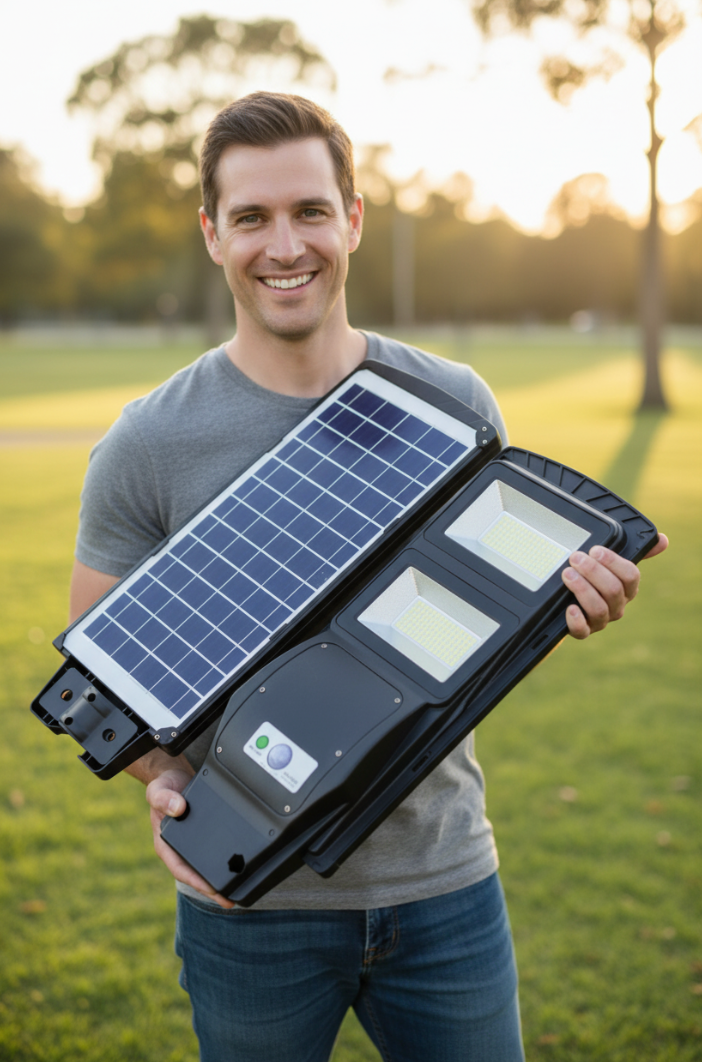 100W Solar Sokak Lambası – Güneş Enerjili LED Aydınlatma