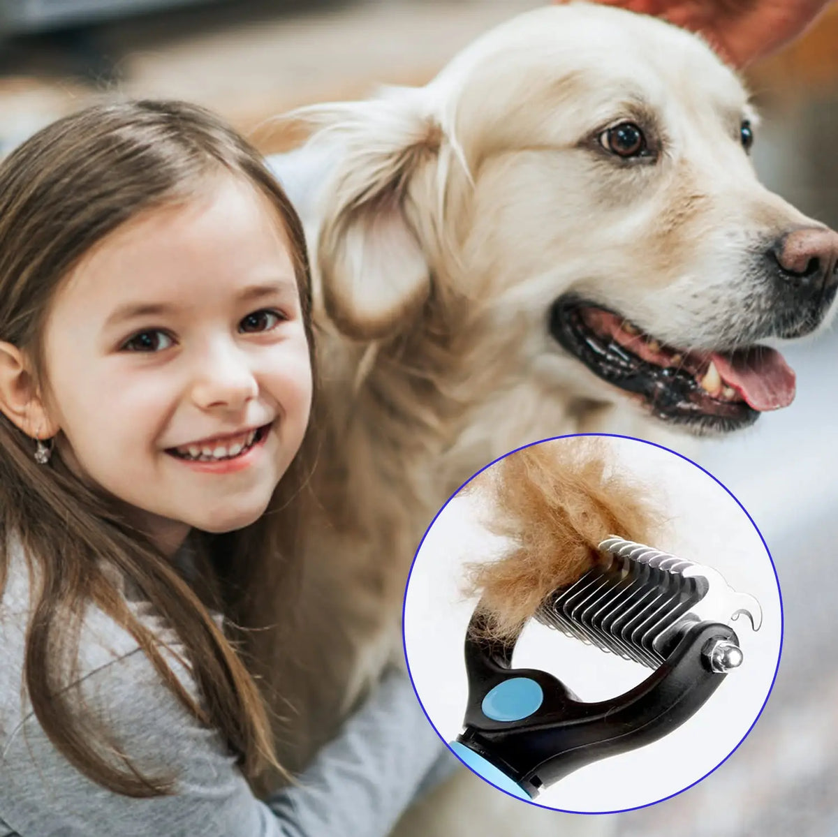 Temonica Profesyonel Köpek & Kedi Tarak Fırçası