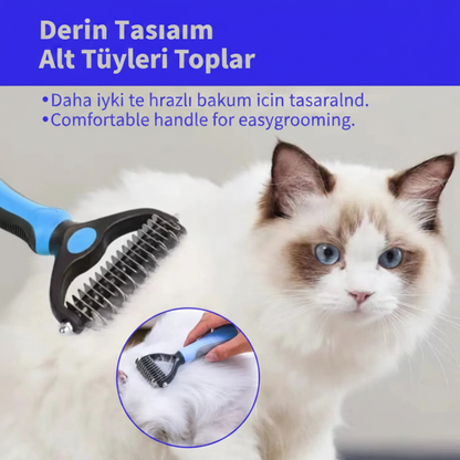 Temonica Profesyonel Köpek & Kedi Tarak Fırçası