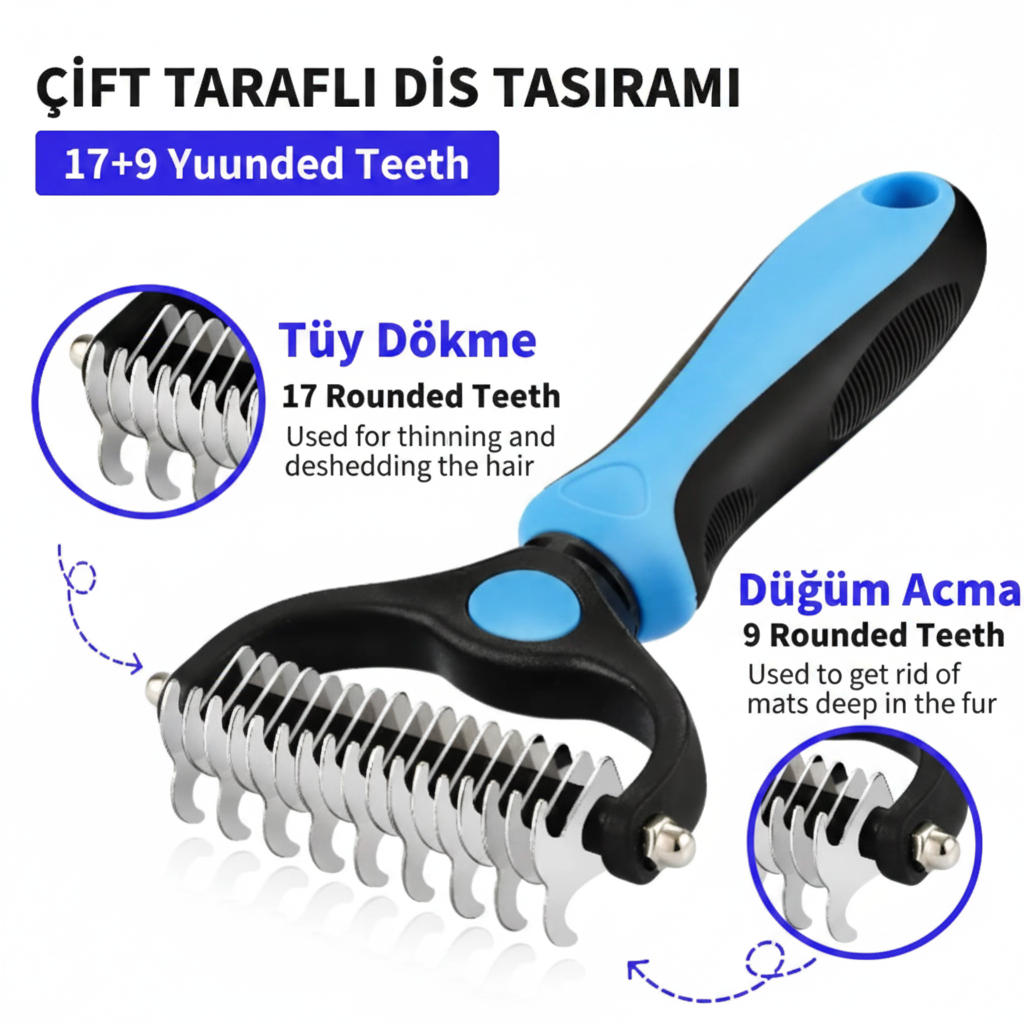 Çift Taraflı Diş Tasarımı - 17+9 Yuvarlak Diş
